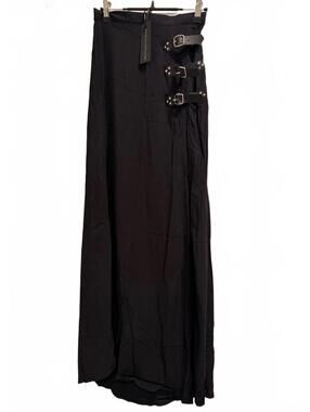 Dolls Kill Widow Maxi Buckle Skirt XS BNWT